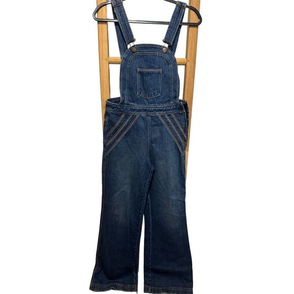 Free People Rainbow Connection Blue Flare & Wide Leg Jeans - Picture 6 of 14